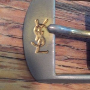 YSL leather belt
